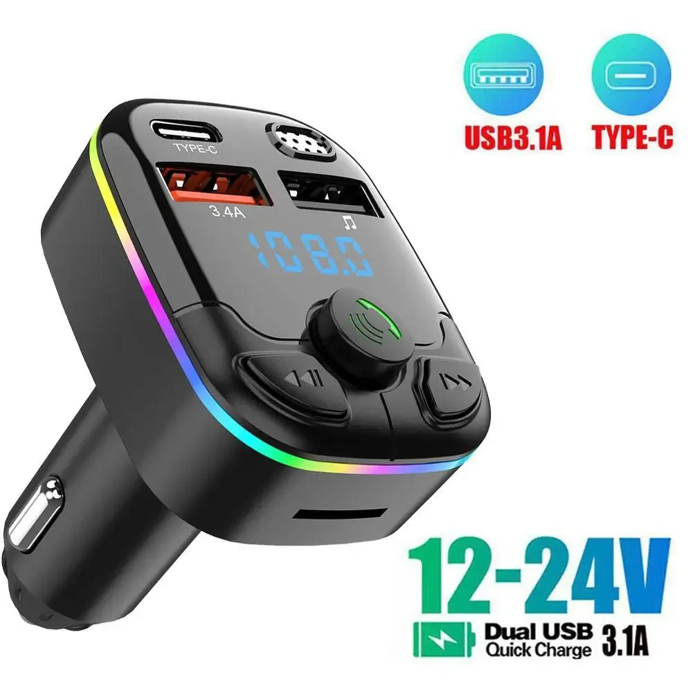 Fm Transmitter - Araç Kablosuz FM Verici Adaptörü Çift
