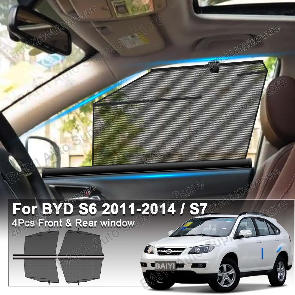 Automatic Car Sunshade - BYD S7/S6 2011-2014 için araba yan