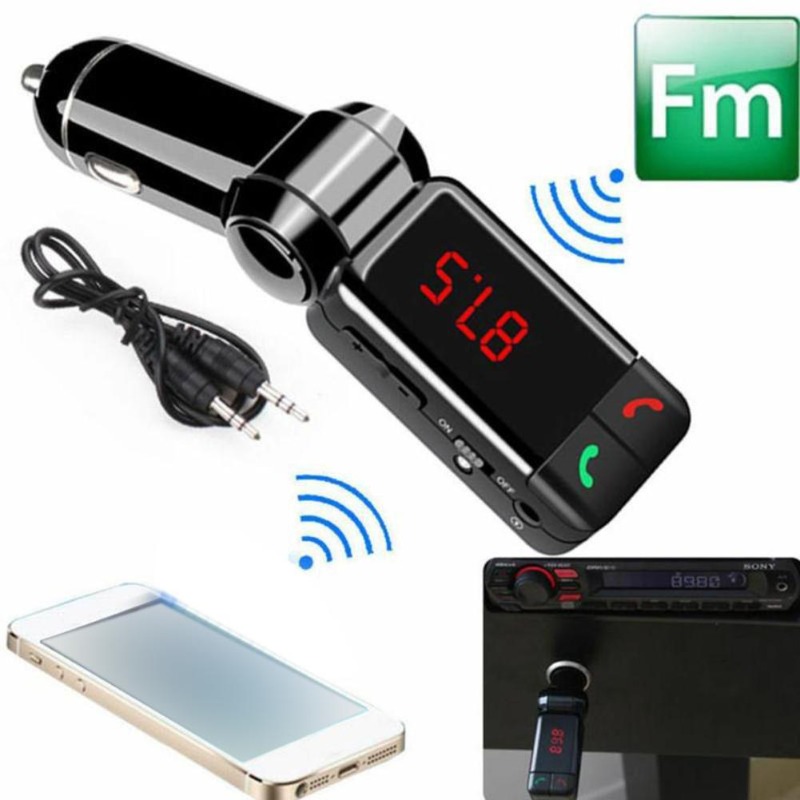 Fm Transmitter - BC06 Araba Bluetooth uyumlu Fm Verici