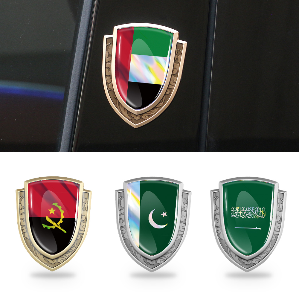 Car Accessories Uae - 3D Metal Araba Yağ Tankı Motosiklet