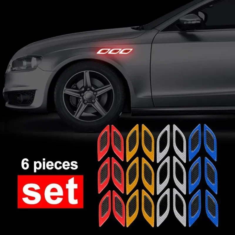 6 adet/takım araba yansıtıcı ç - Car Accessories Exterior incelemesi ve fiyatı