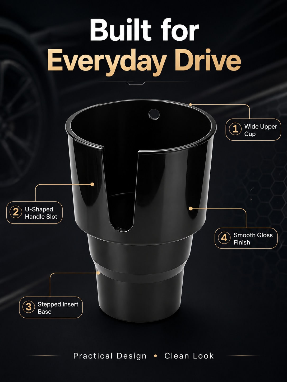 32-40oz Bardak Tutucu Genişlet - Car Cup Holder Expander incelemesi ve fiyatı