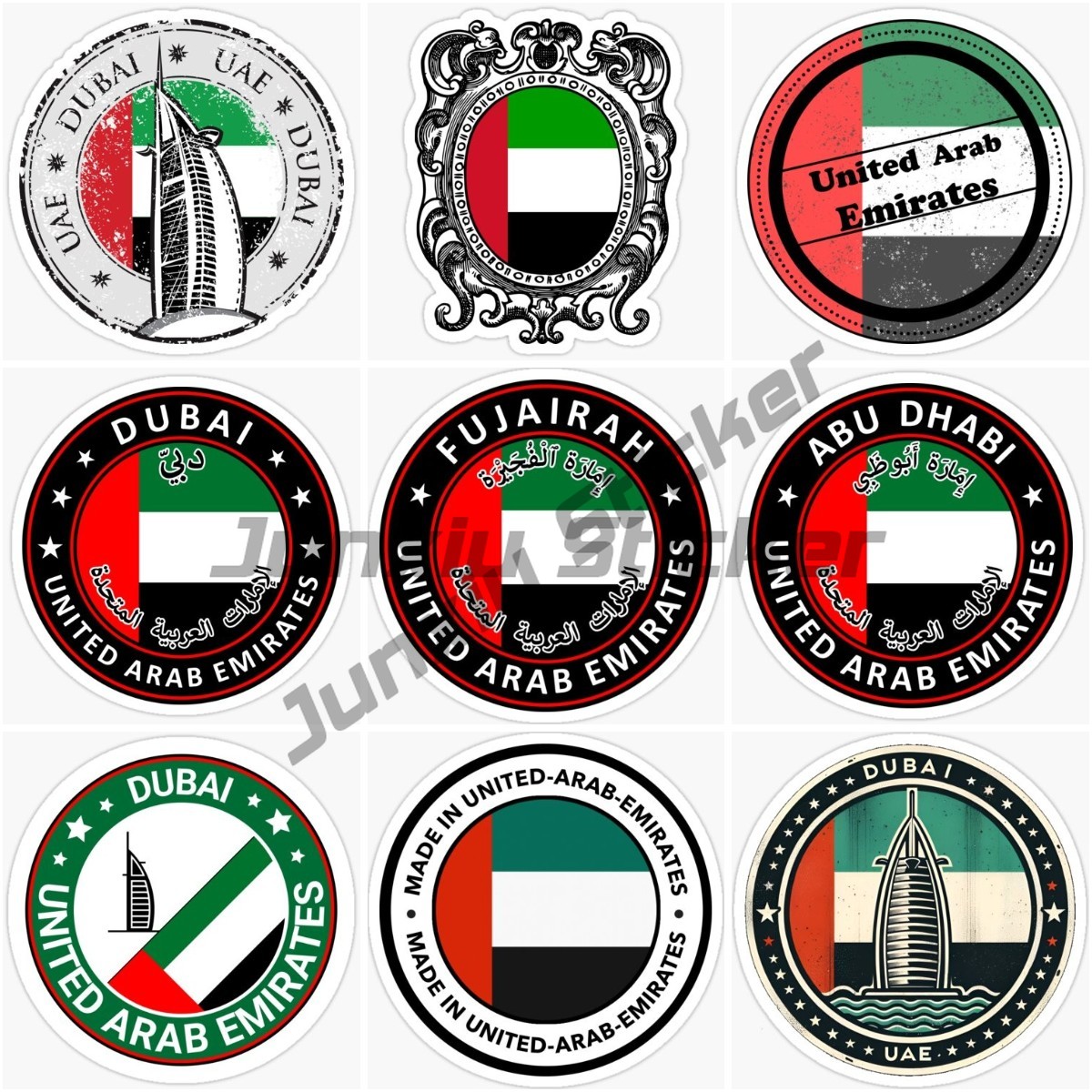 BAE Dubai Dairesel Ulusal Bayr - Car Accessories Uae incelemesi ve fiyatı
