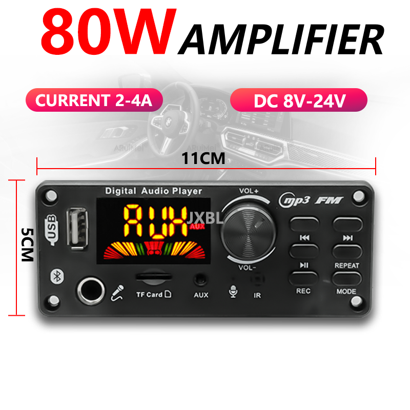 80W Bluetooth 5.0 MP3 Dekoder  - Fm Transmitter incelemesi ve fiyatı